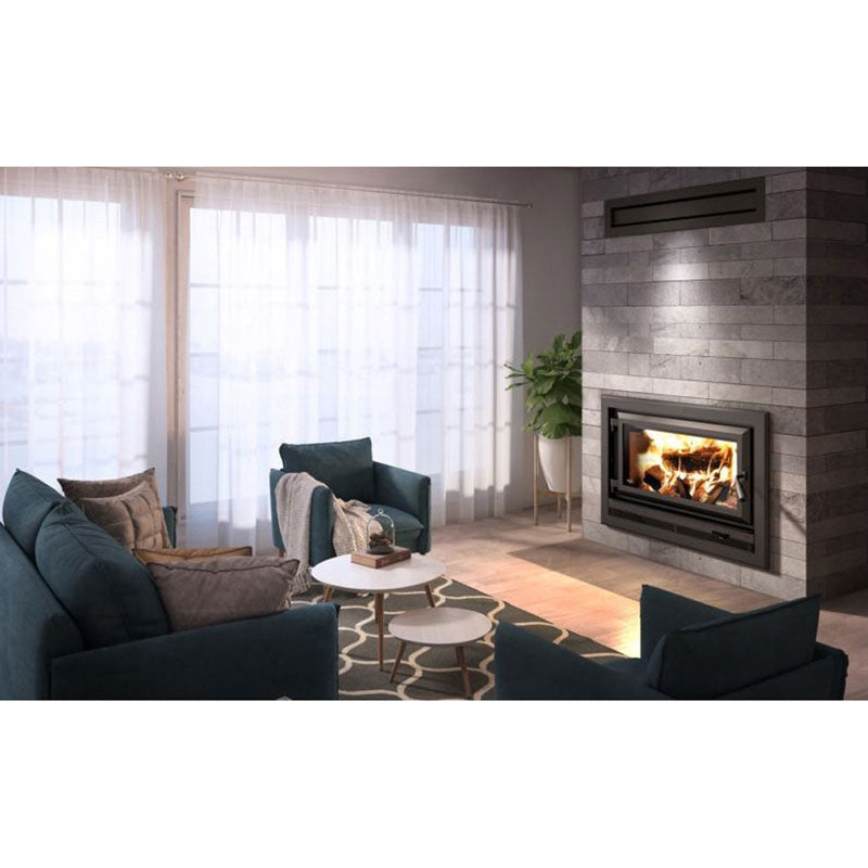 HE275CF Fireplace Insert Wood Burning 2.5 Cubic Foot 80,000 BTU 2,200 Sq. Ft New