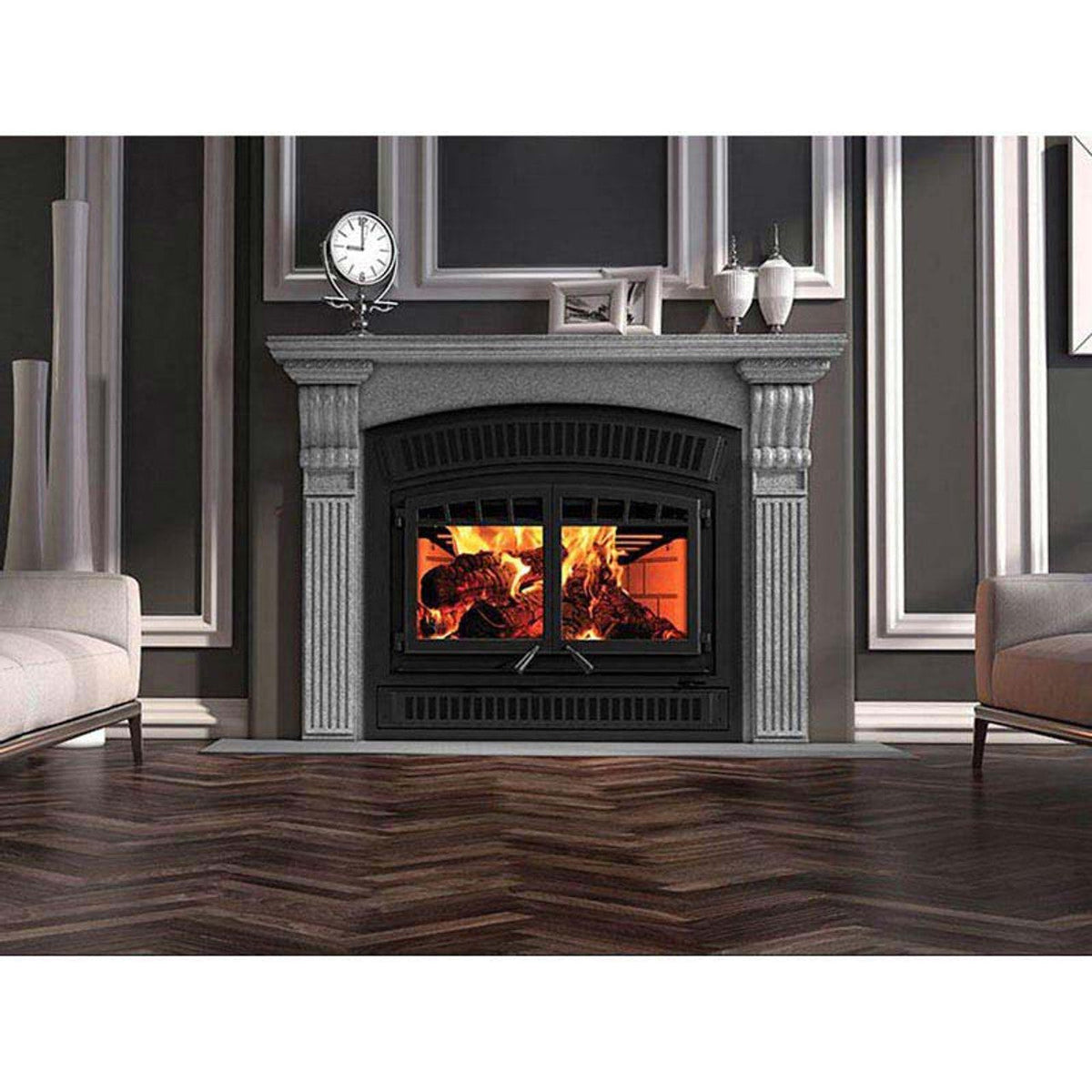 HE350 Zero Clearance Fireplace Insert Wood Burning 95,000 BTU 2,800 Sq. Ft New