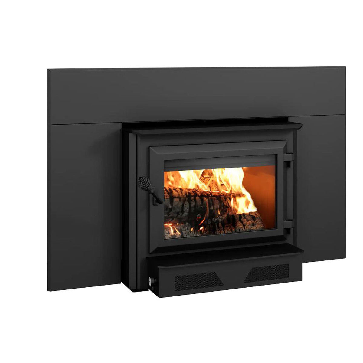 HEI350 Fireplace Insert Wood Burning with Blower 144 CFM 110,000 BTU 2,700 Sq. Ft New