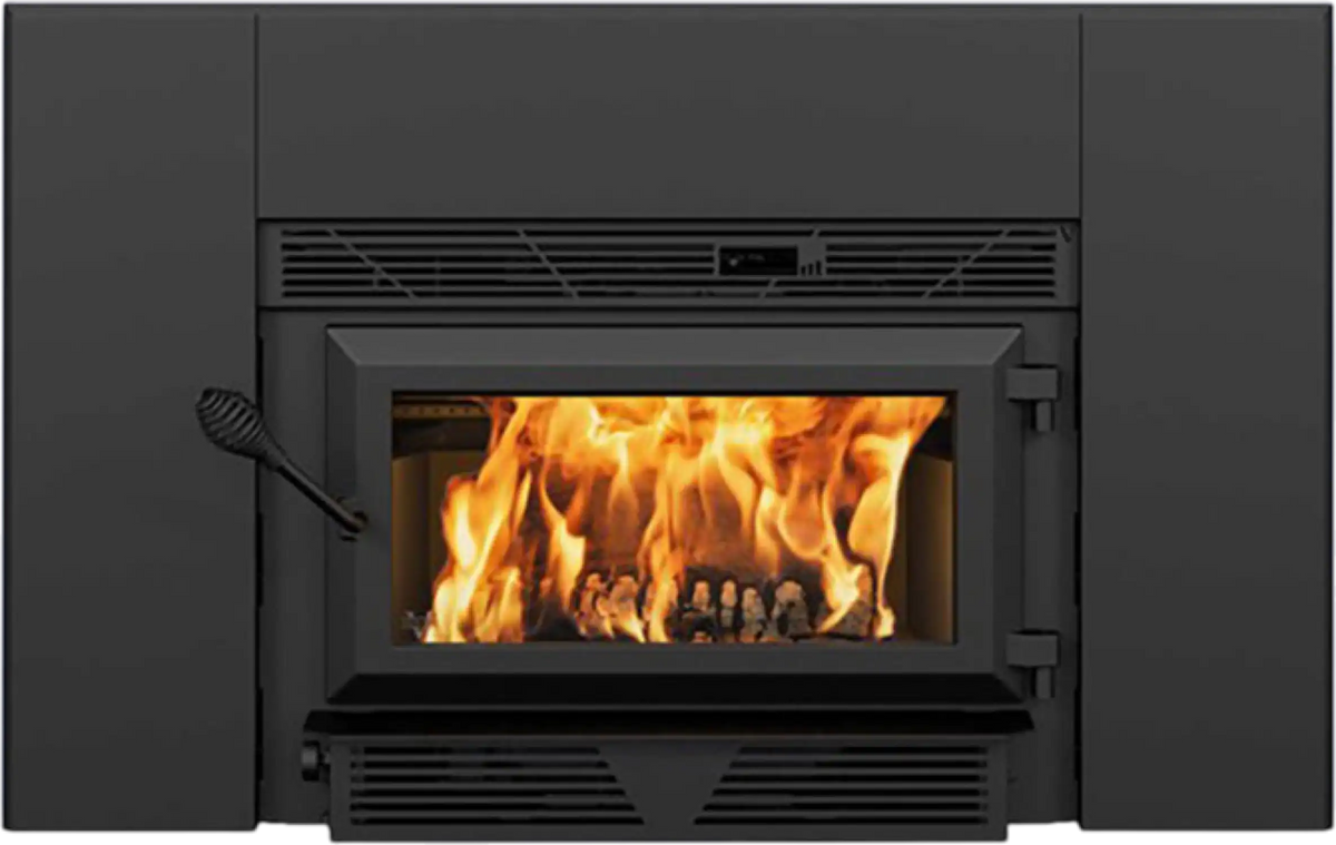HEI90 Fireplace Insert Wood Burning 90 CFM 45,000 BTU 1,200 Sq. Ft New