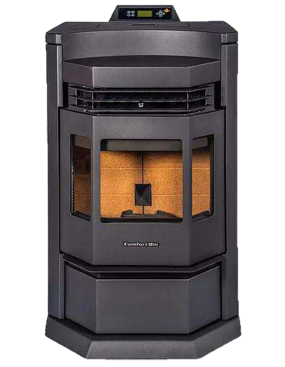 HP22-N 2,800 sq. ft. EPA Certified Pellet Stove with Auto Ignition 80 lb Hopper Capacity Black New