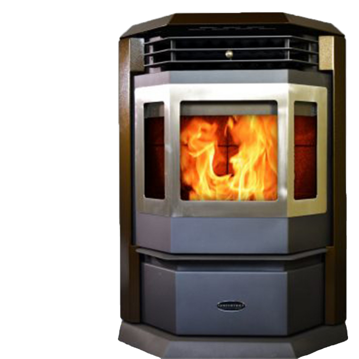 HP22-SS 2,800 sq. ft. EPA Certified Auto Ignition Pellet Stove 55lb Hopper Brown New