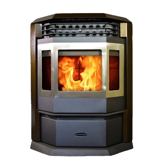 HP22-SS 2800 sq. ft. Auto Ignition Pellet Stove 55lb Hopper - Scuffs/Scratches