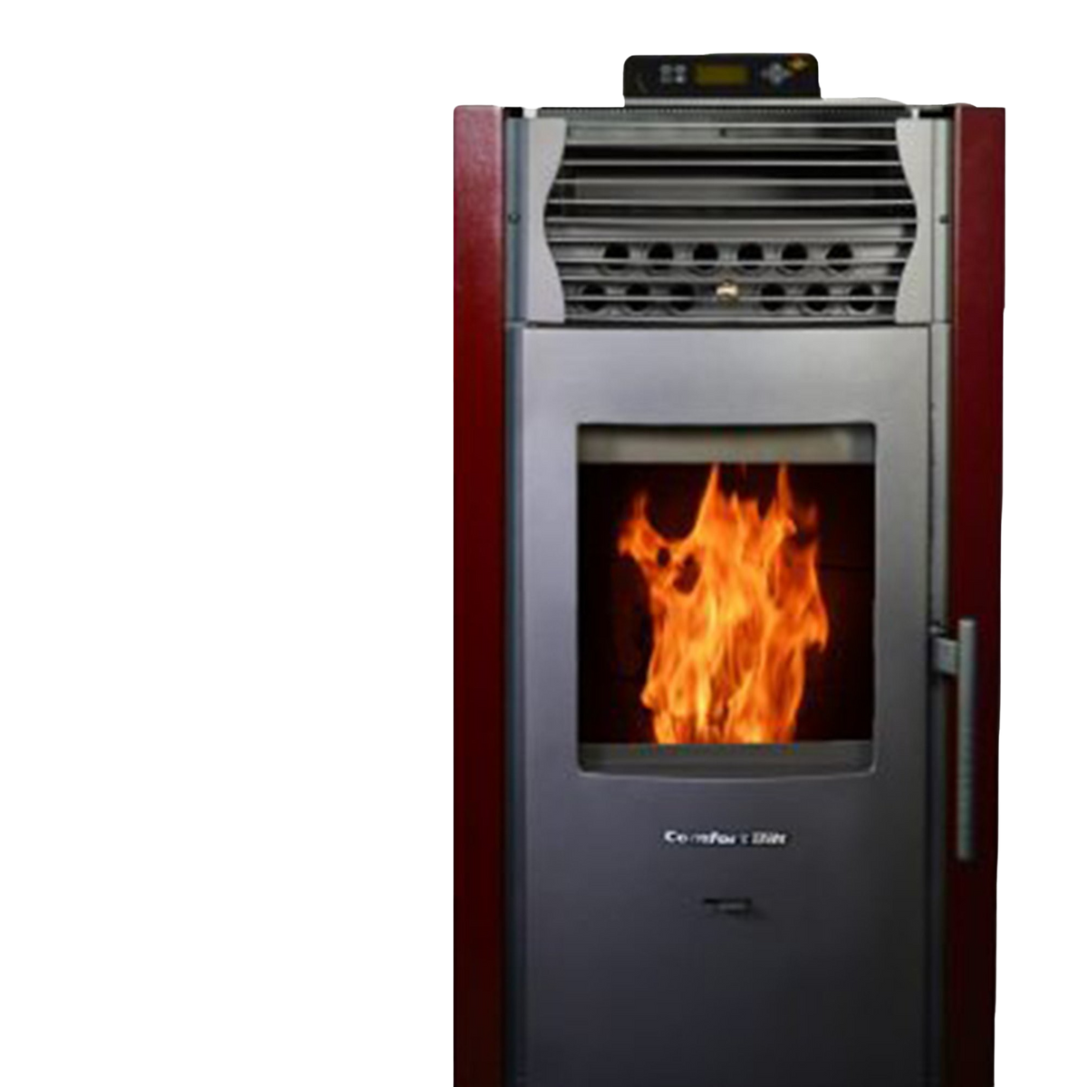 HP50 2,200 sq. ft. Pellet Stove Auto Ignition 47 lb Hopper Burgundy New