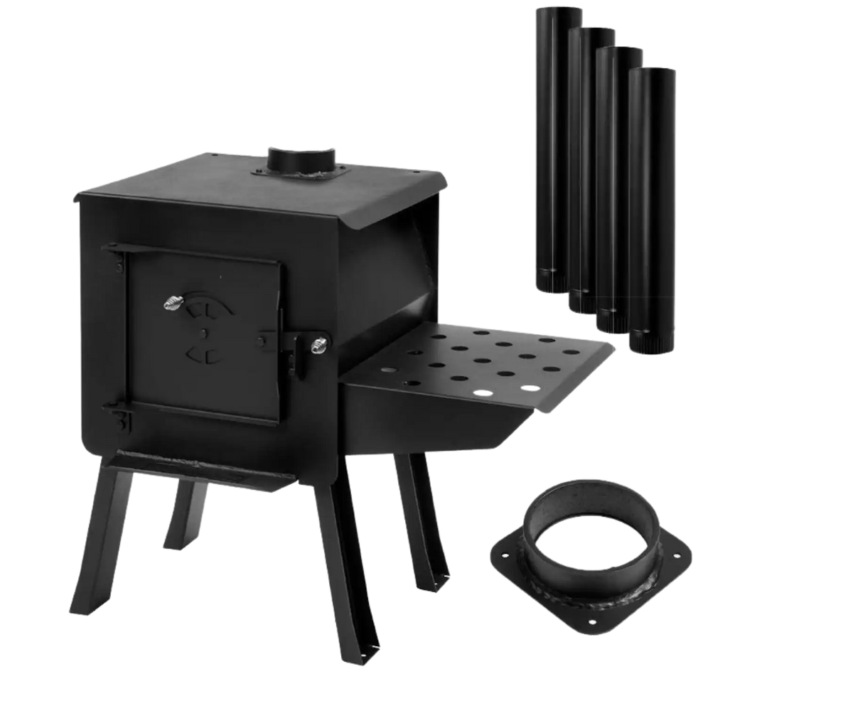 England's Stove Works ESW0033 Black Bear Kit 1.8 Cu. Ft. Wood Burning Camp Stove New