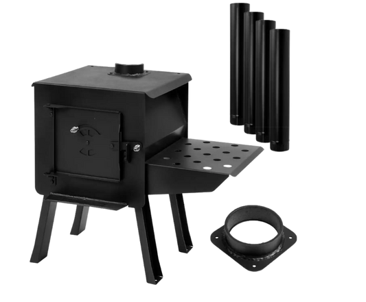 England's Stove Works ESW0033 Black Bear Kit 1.8 Cu. Ft. Wood Burning Camp Stove New