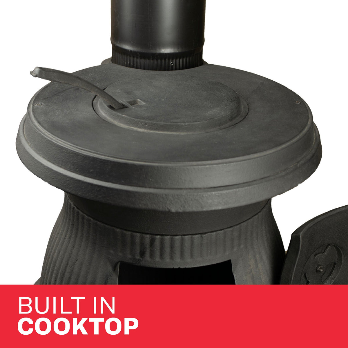 1869 Cast Iron 1,500 sq. ft. Coal Stove 40 lb. New