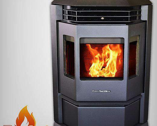 HP22-N 2,800 sq. ft. Auto Ignition Pellet Stove 80lb Hopper - Scuffs/Scratches