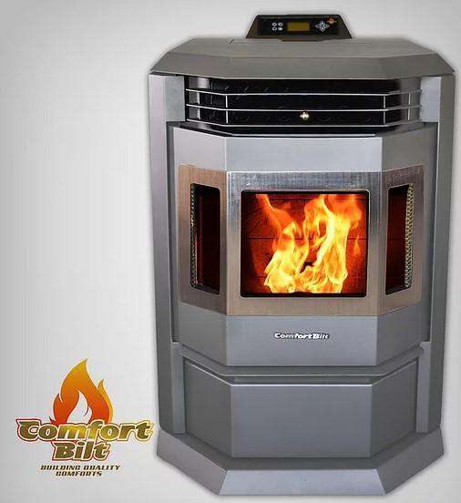 HP22-SS 2800 sq. ft. Auto Ignition Pellet Stove 55lb Hopper - Scuffs/Scratches