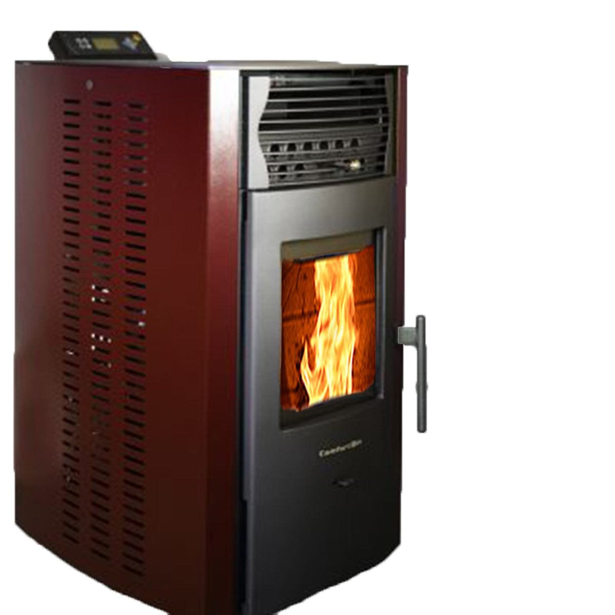 HP50 2,200 sq. ft. Pellet Stove Auto Ignition 47 lb Hopper Burgundy New