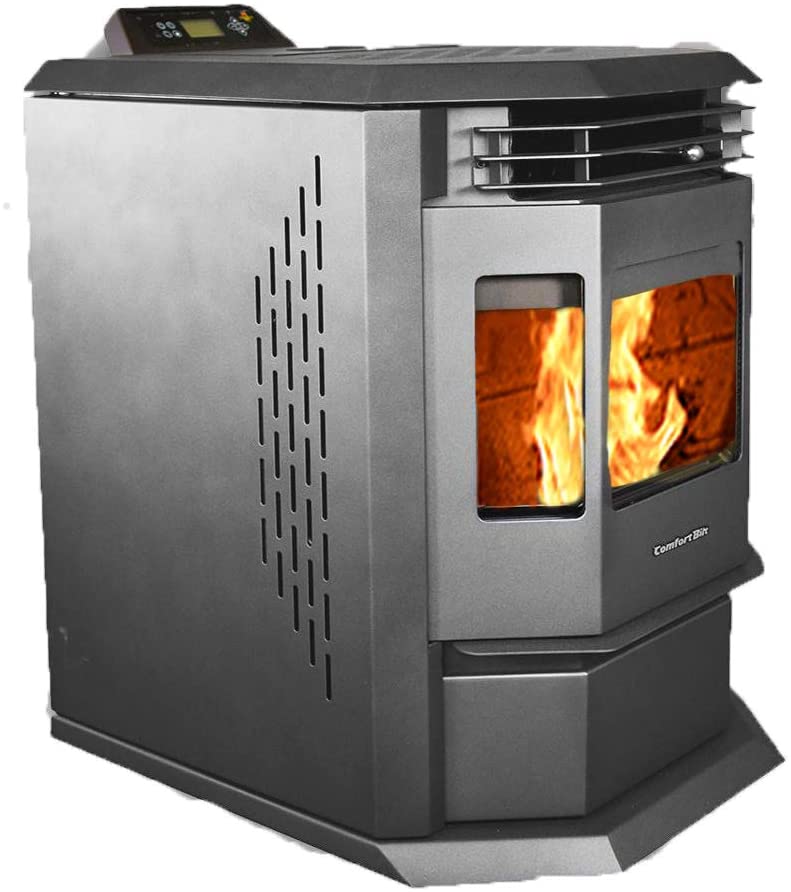 HP22 2,800 sq. ft. EPA Certified Pellet Stove with Auto Ignition 55 lb Hopper Capacity Black New