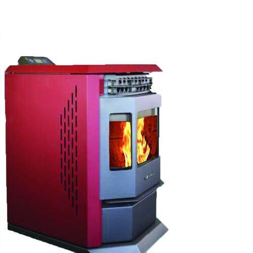 HP22 2,800 sq. ft. EPA Certified Pellet Stove with Auto Ignition 55 lb Hopper Burgundy New