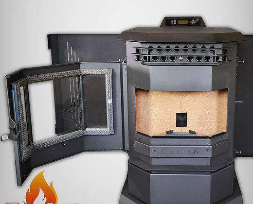 HP22-N 2,800 sq. ft. Auto Ignition Pellet Stove 80lb Hopper - Scuffs/Scratches