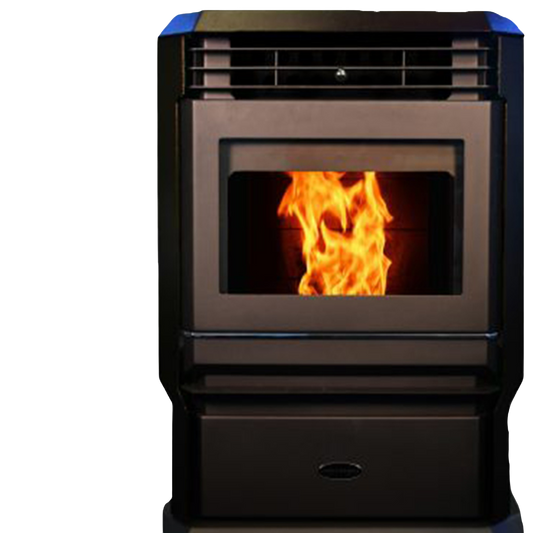 HP61 3,000 sq. ft. EPA Certified Pellet Stove with Auto Ignition 51lb Hopper Brown New