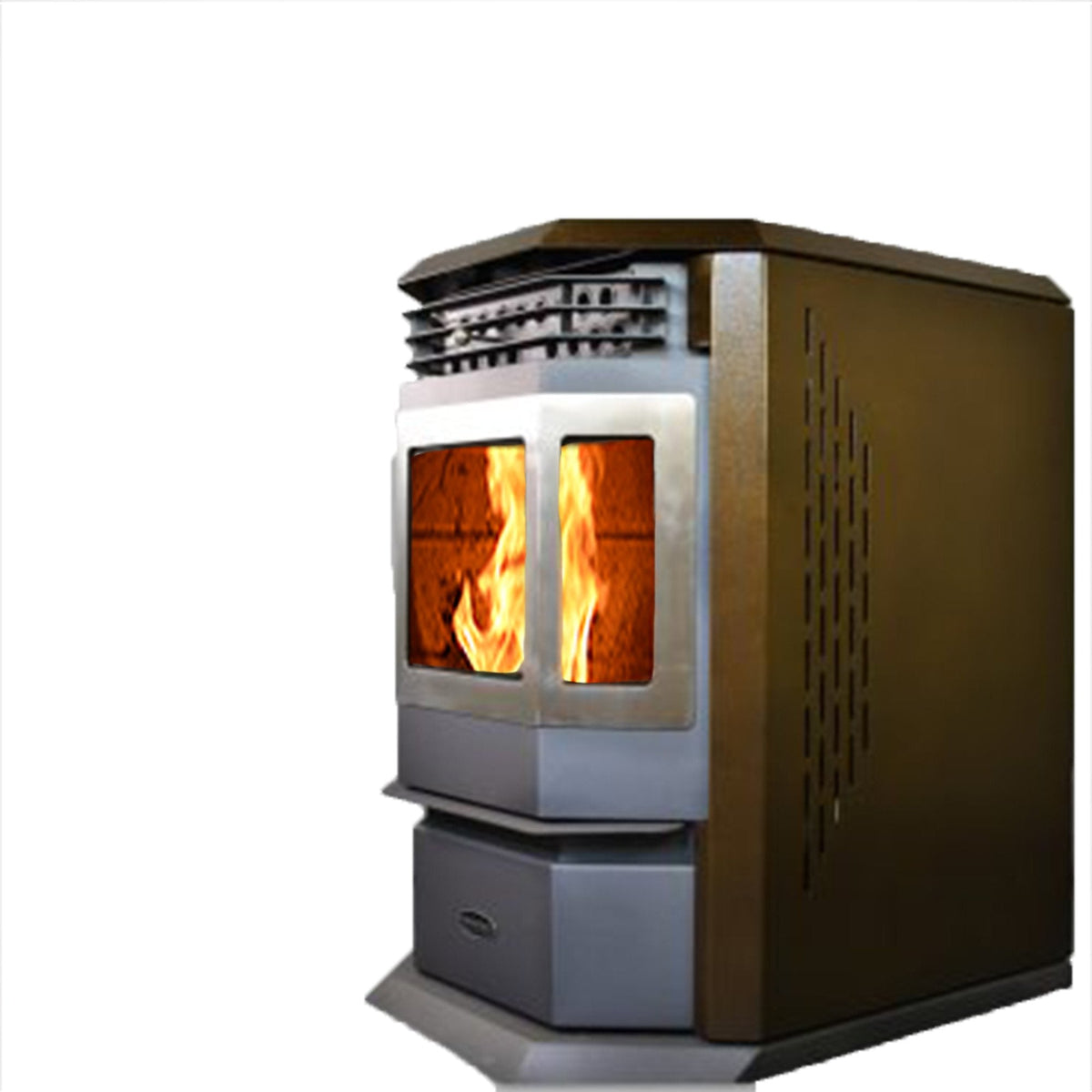 HP22-SS 2,800 sq. ft. EPA Certified Auto Ignition Pellet Stove 55lb Hopper Brown New