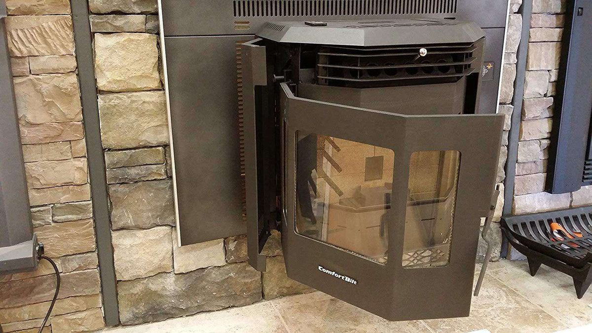 HP22I 2,800 sq. ft. Pellet Stove Fireplace Insert 47 lb Hopper Capacity Black New
