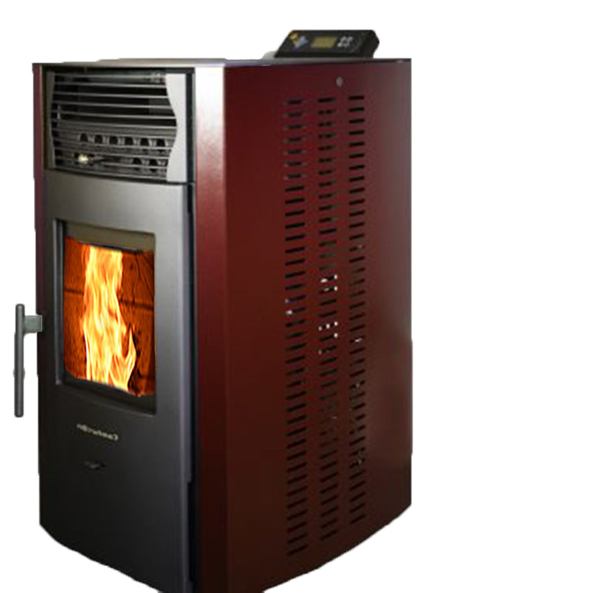 HP50 2,200 sq. ft. Pellet Stove Auto Ignition 47 lb Hopper Burgundy New