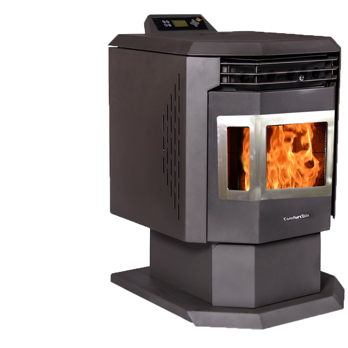 HP21-SS 2,400 sq. ft. EPA Certified Pellet Stove with Auto Ignition Stainless Steel Trim New