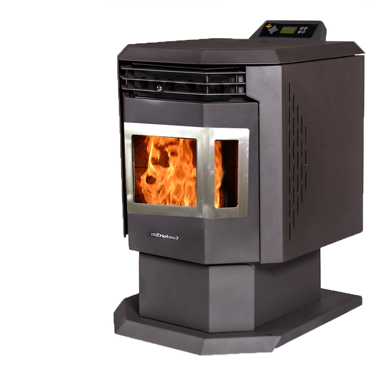 HP21-SS 2,400 sq. ft. EPA Certified Pellet Stove with Auto Ignition Stainless Steel Trim New