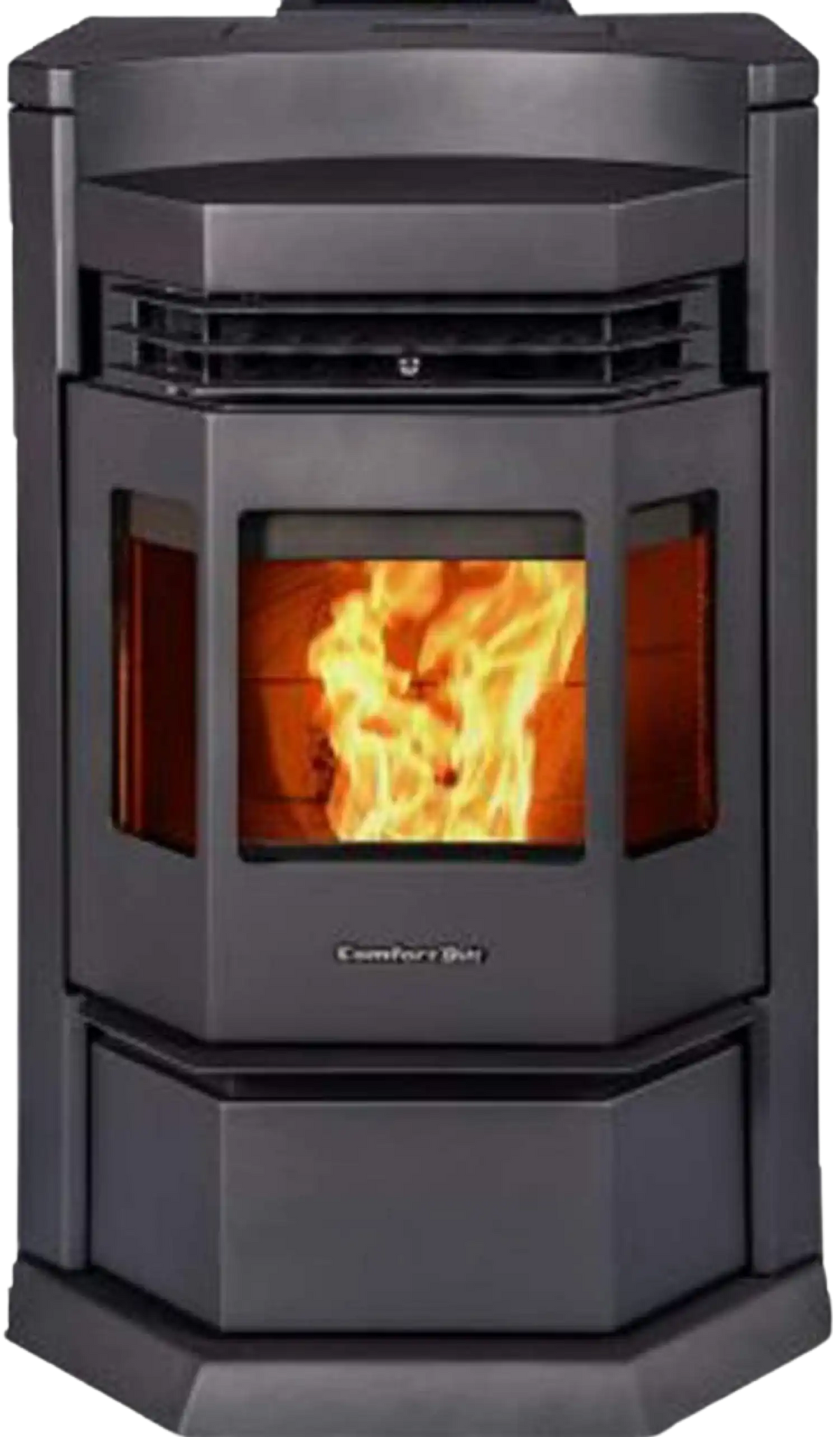 HP22-N 2,800 sq. ft. EPA Certified Pellet Stove with Auto Ignition 80 lb Hopper Capacity Black New