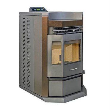 HP22-N 2,800 sq. ft. EPA Certified Pellet Stove with Auto Ignition 80 lb Hopper Capacity Brown New