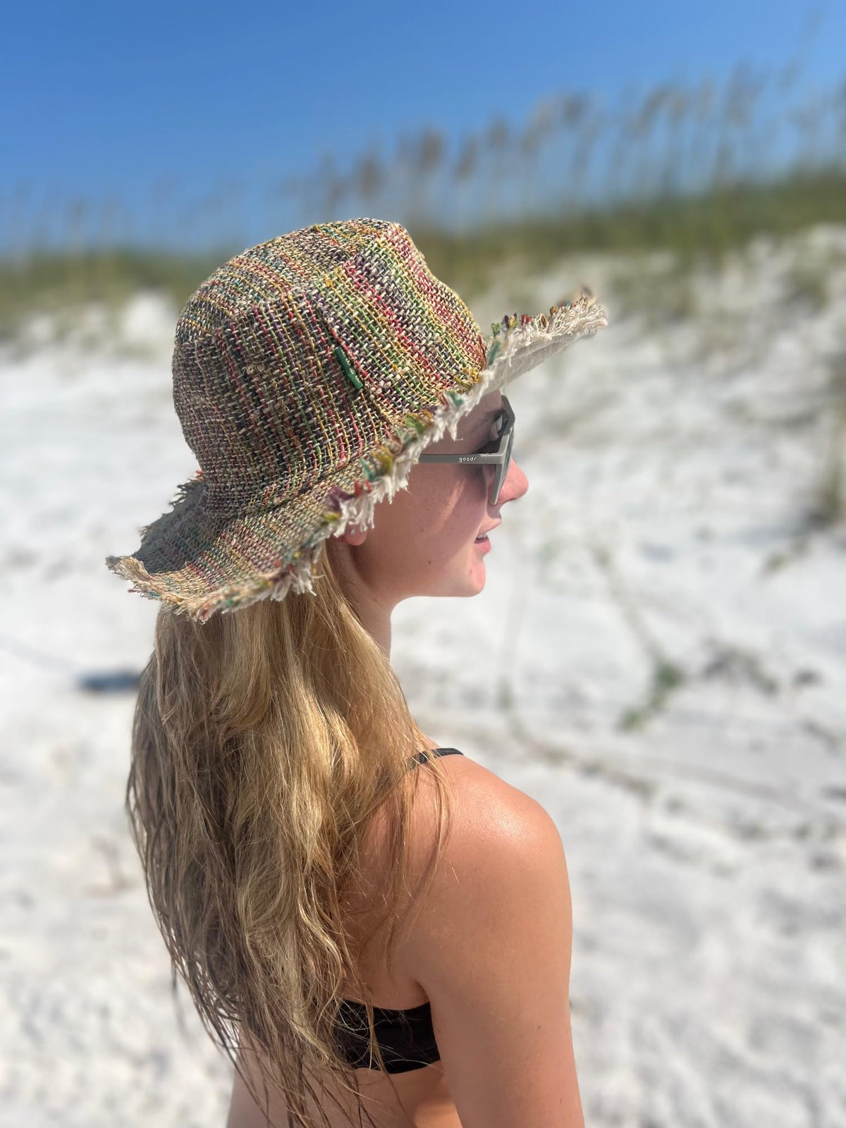 Handmade Hemp Sun Hat – Unisex Wide Brim, Packable, Natural Color