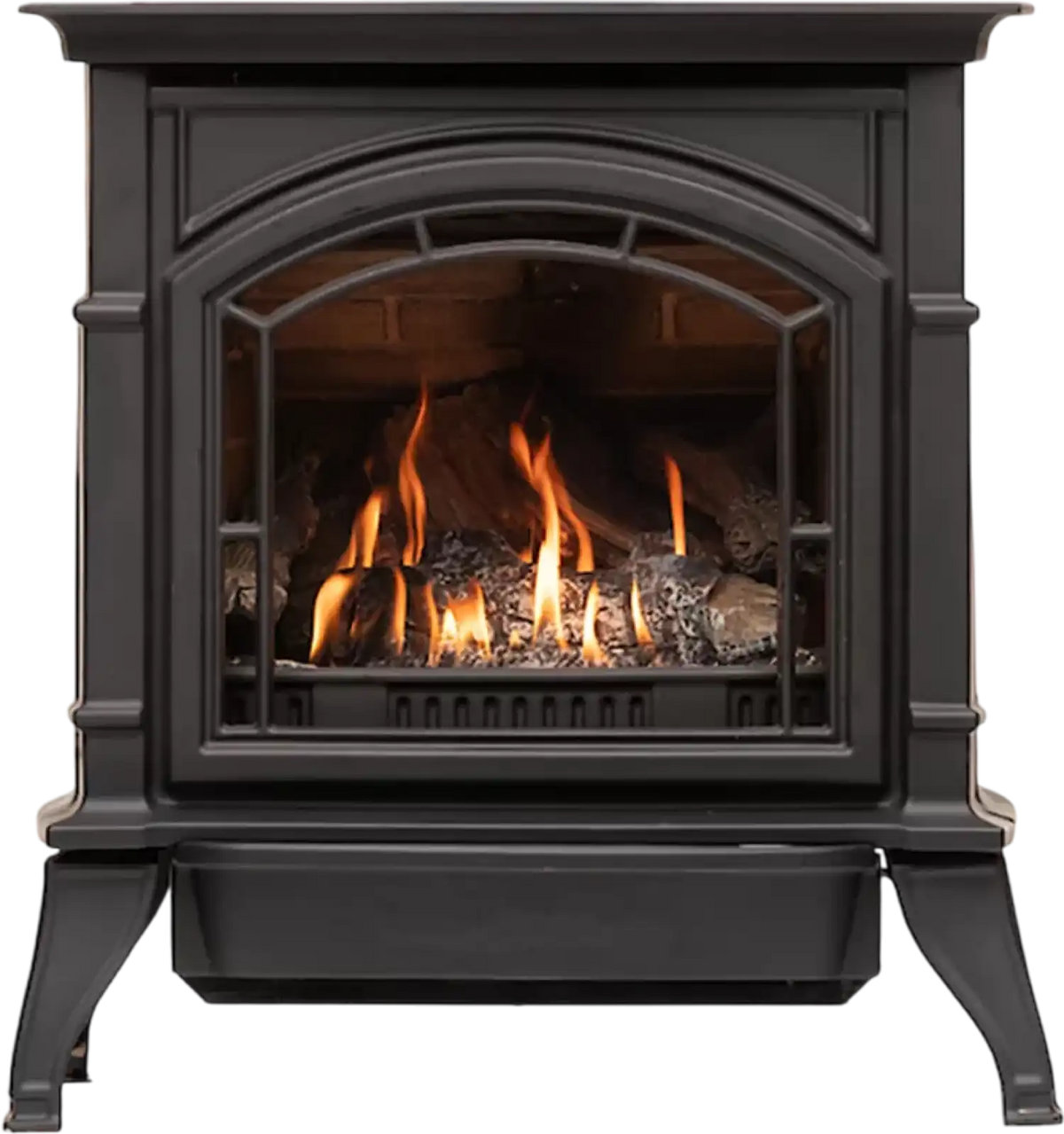 AG23 Gas Stove Cast Iron Dual Fuel Natural Gas Propane 23,500 BTU 1,000 sq. ft New
