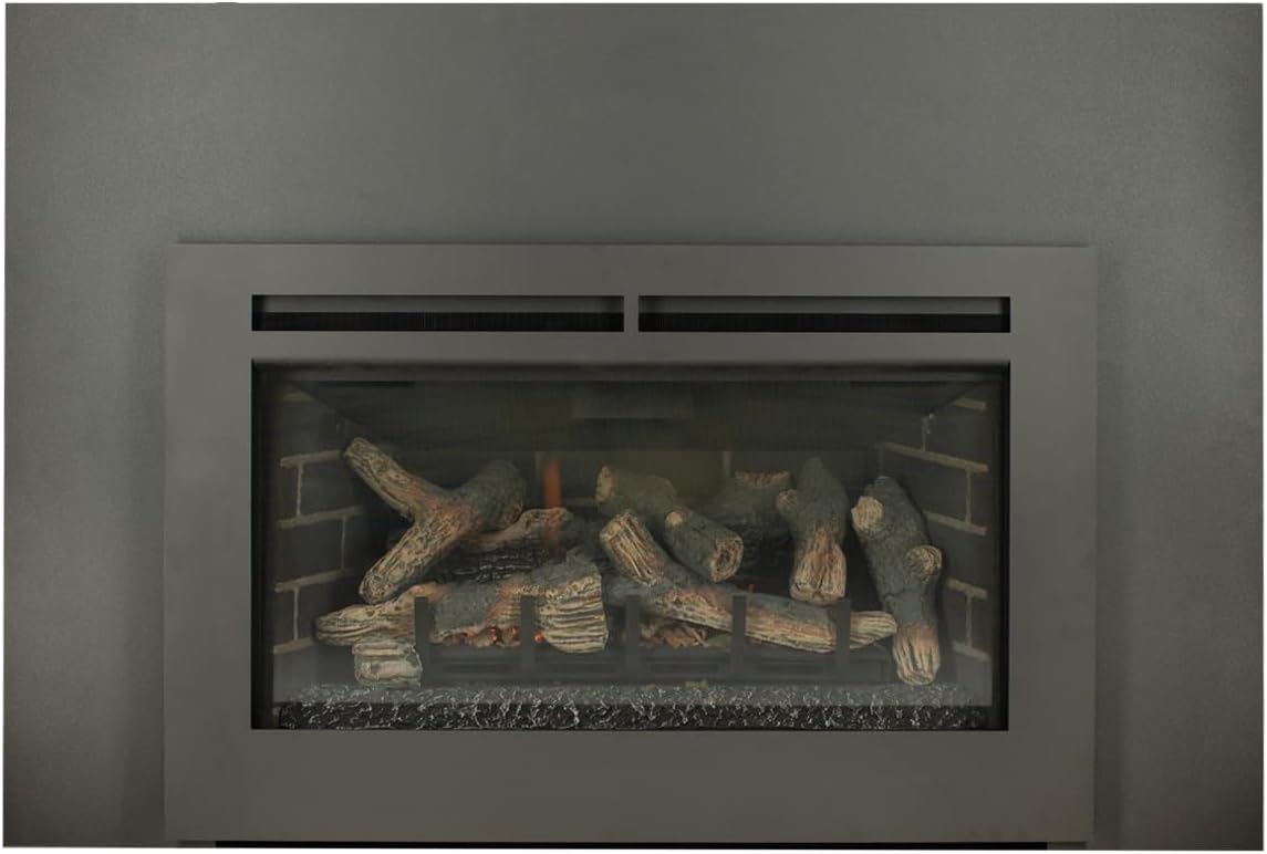 AG26i 30" Fireplace Insert 17,000 BTU with 130 CFM Blower 1,000 sq. ft. Black Finish New