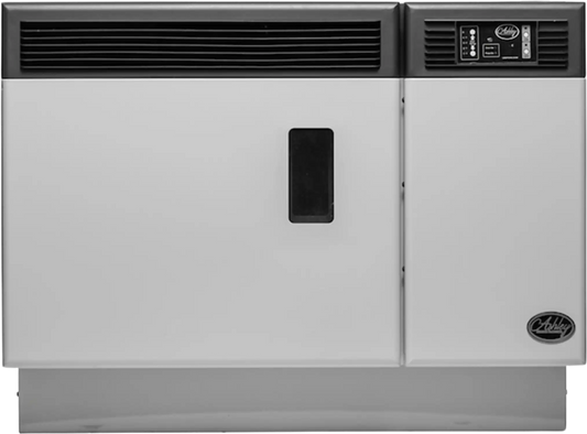 AP5000 Wall Mount Pellet Stove Direct Vent 1,000 sq. ft. 12,000 BTU 28 lb Hopper and Remote New
