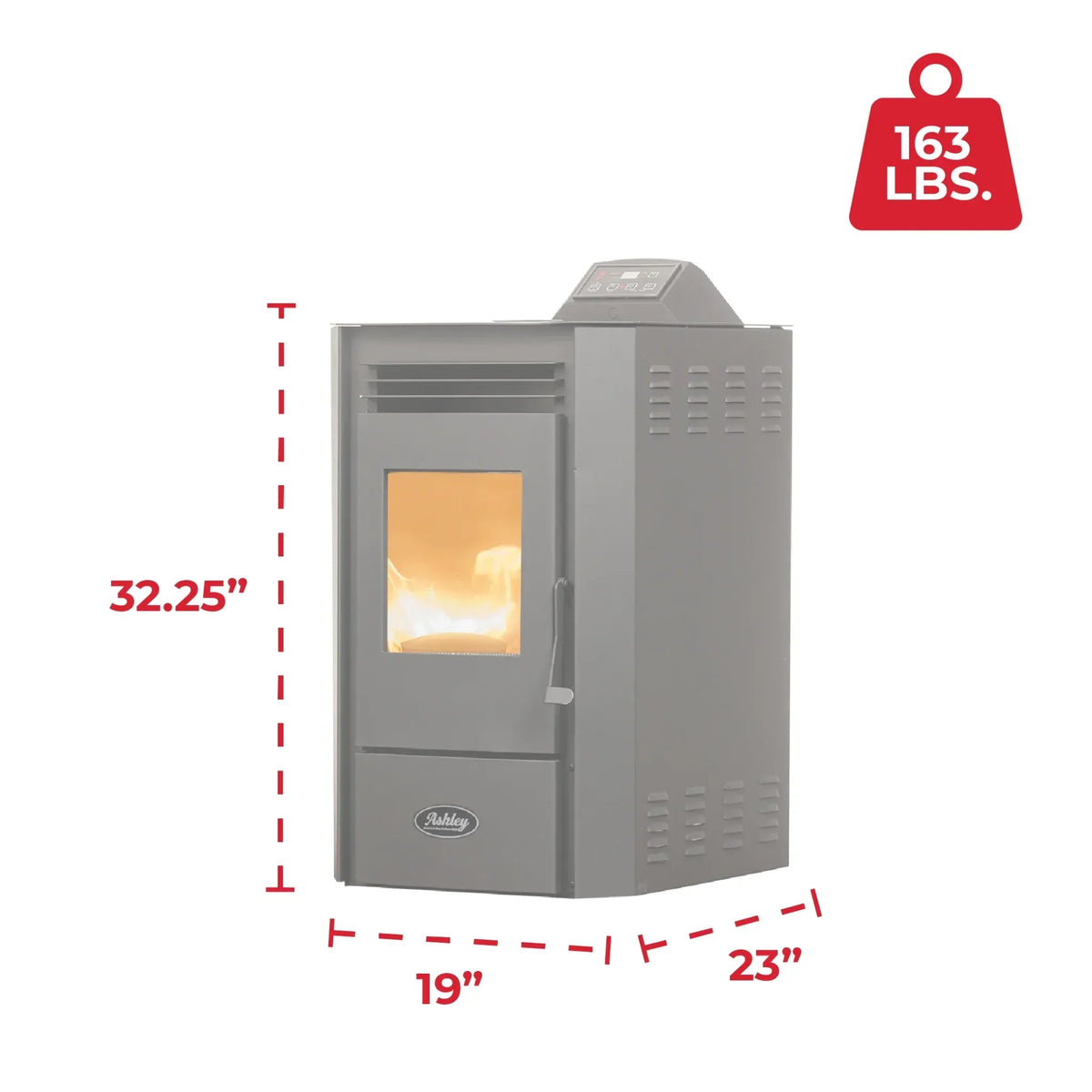 AP5613-W Pellet Stove 1,800 sq. ft. 40 lb Hopper with WiFi Connect New