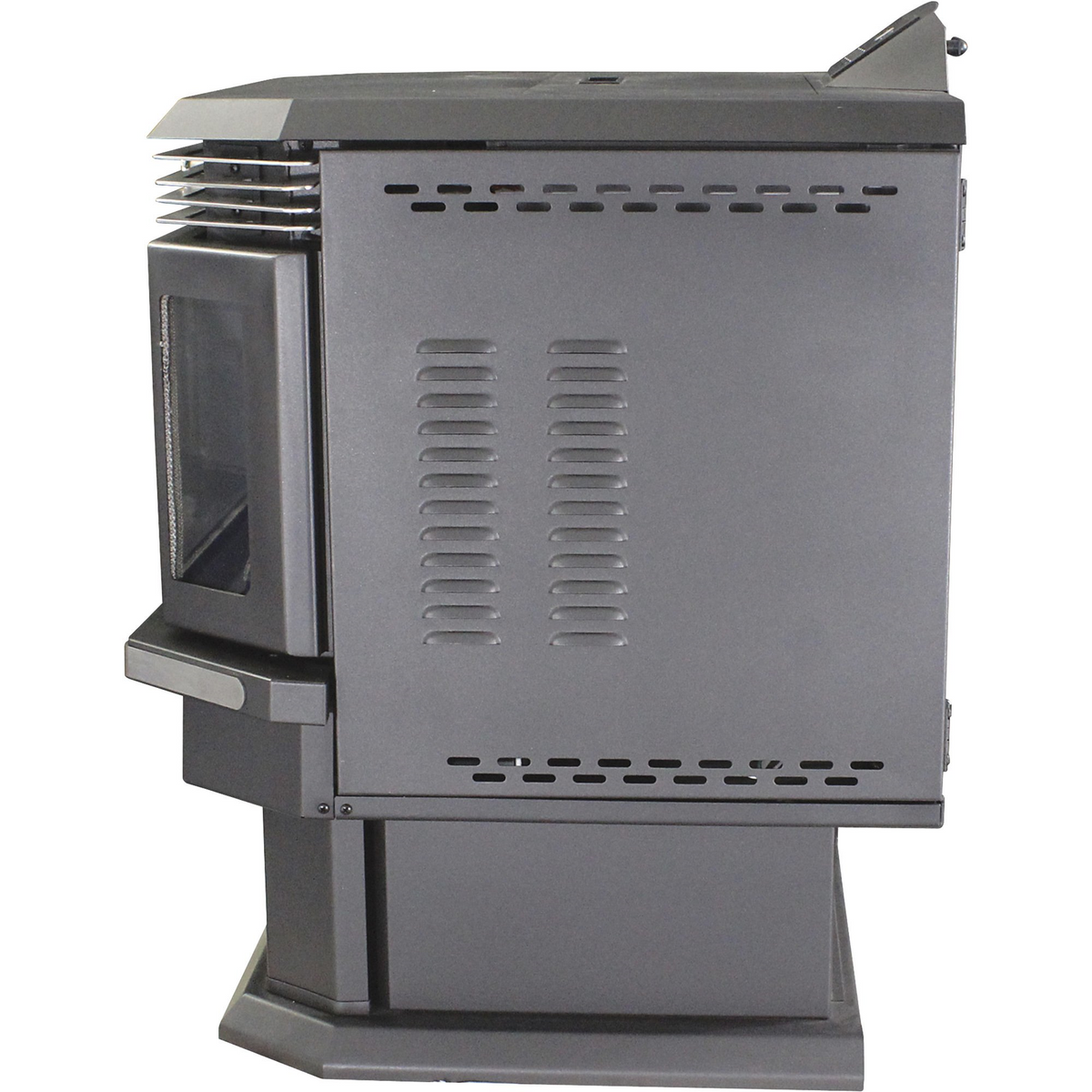 AP5660 Bay Front Pellet Stove 2,200 sq. ft. 45 lb Hopper 48,000 BTU Black New