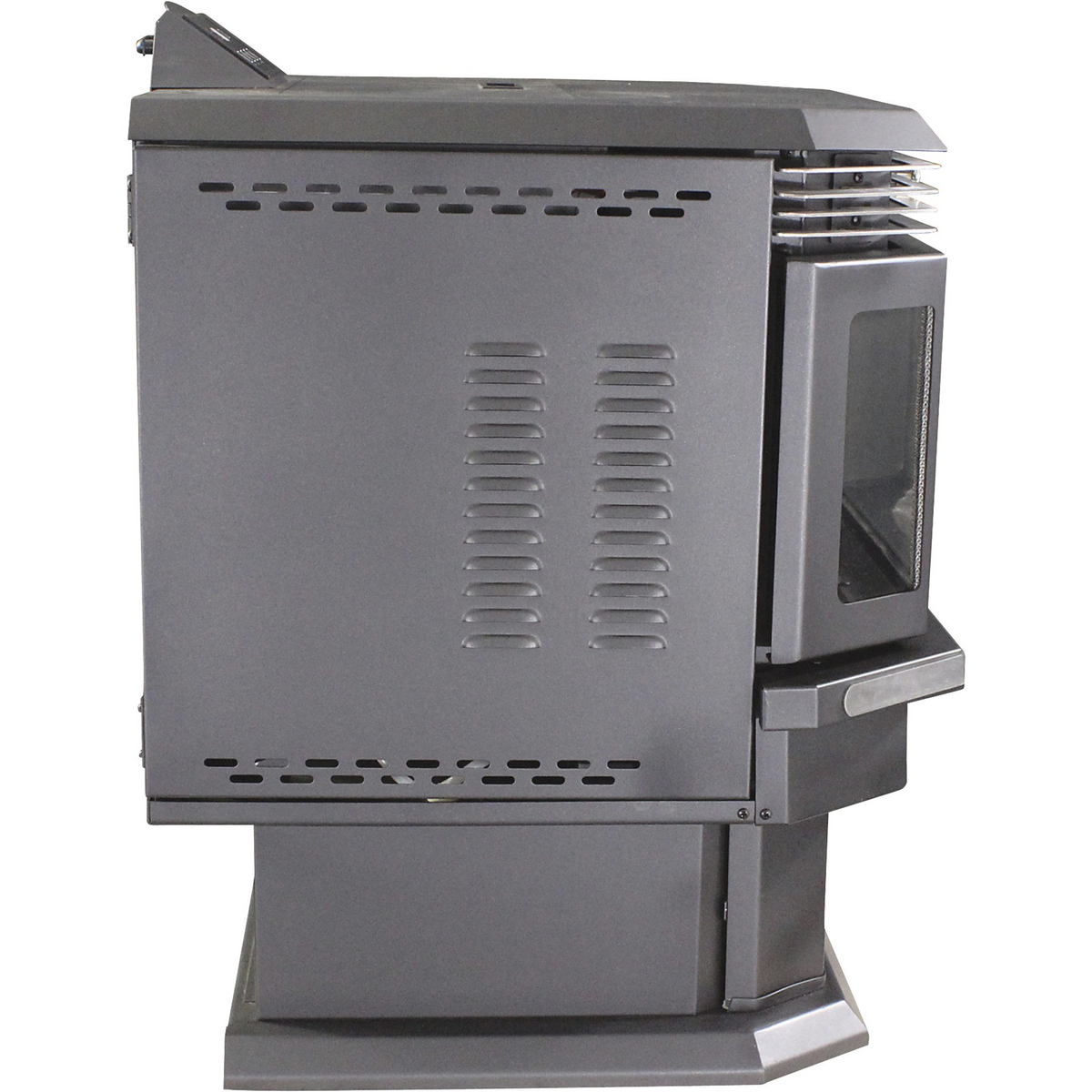 AP5660 Bay Front Pellet Stove 2,200 sq. ft. 45 lb Hopper 48,000 BTU Black New