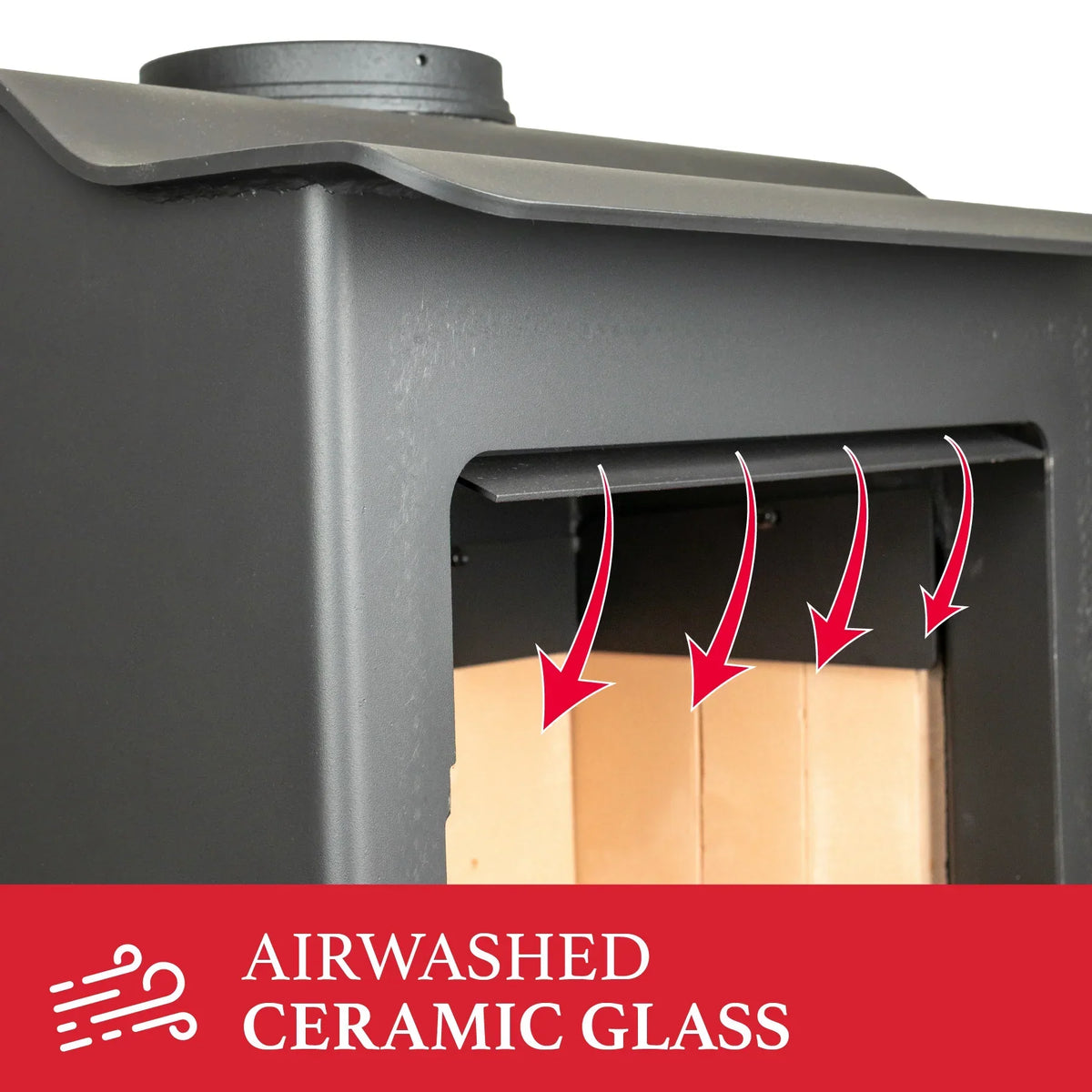 AW1120E-P EPA Certified 1,200 sq. ft. Wood Stove New