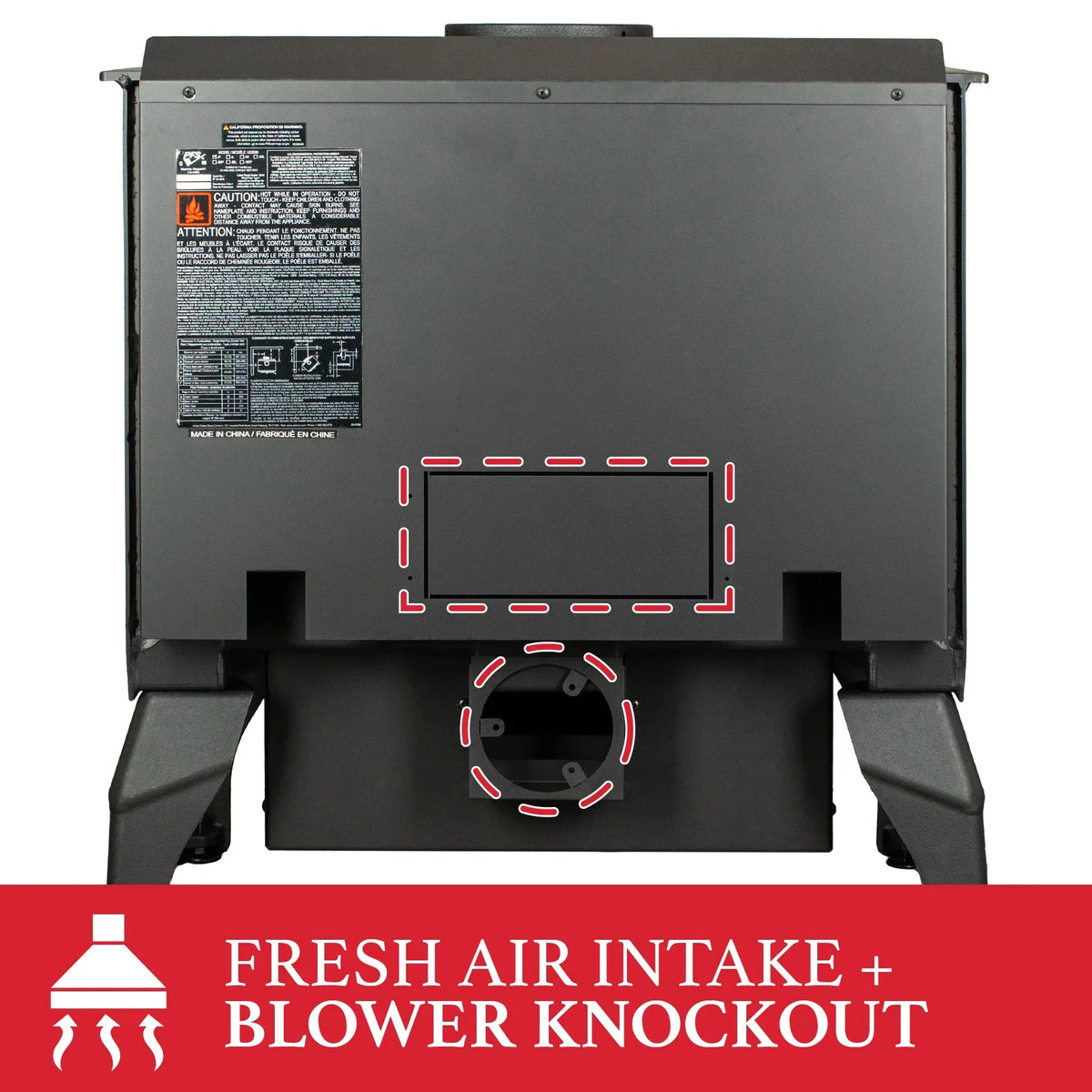 AW1120E-P EPA Certified 1,200 sq. ft. Wood Stove New