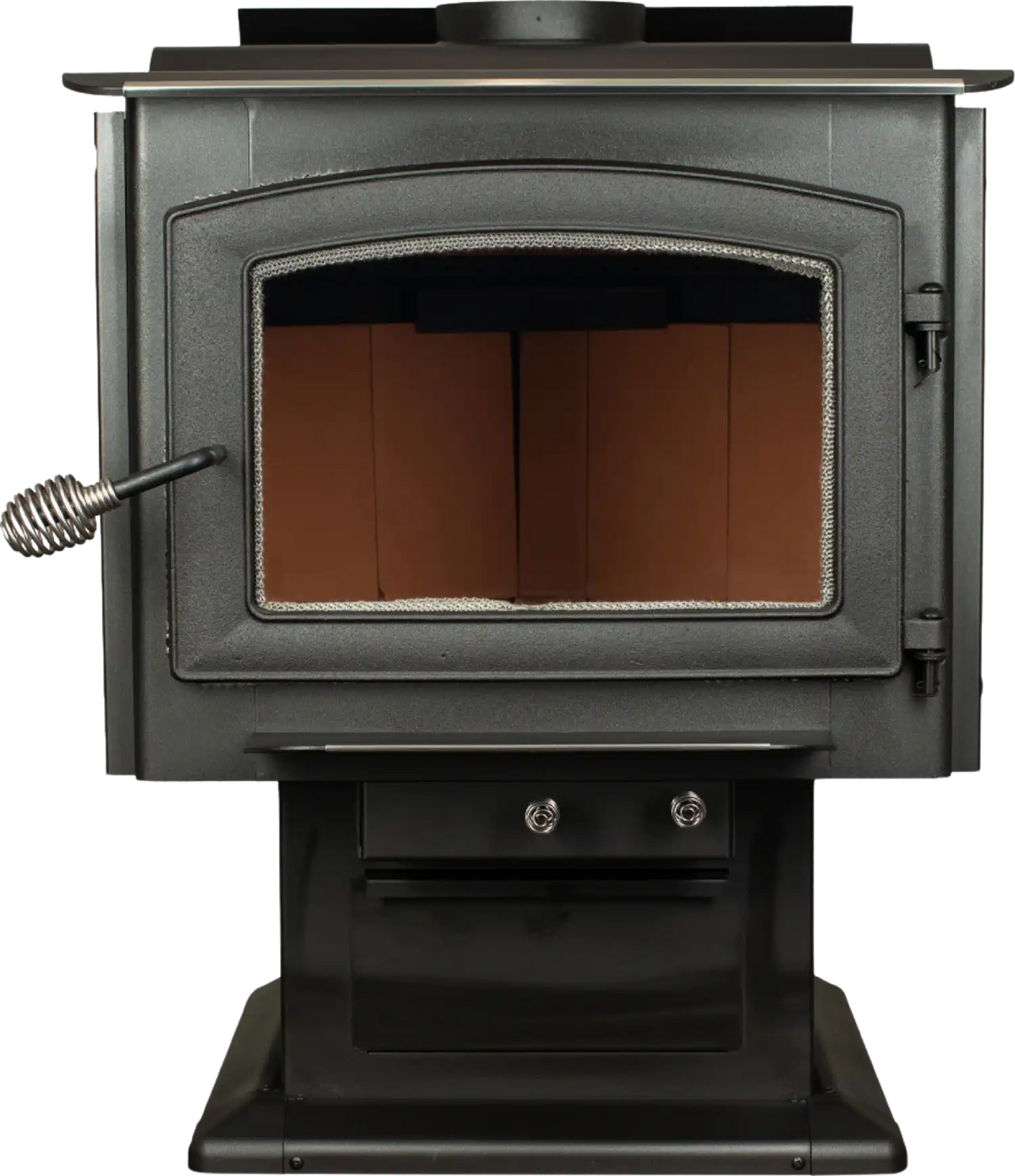 AW3200E-P EPA Certified 3,200 sq. ft. Large Pedestal Wood Stove with Blower New