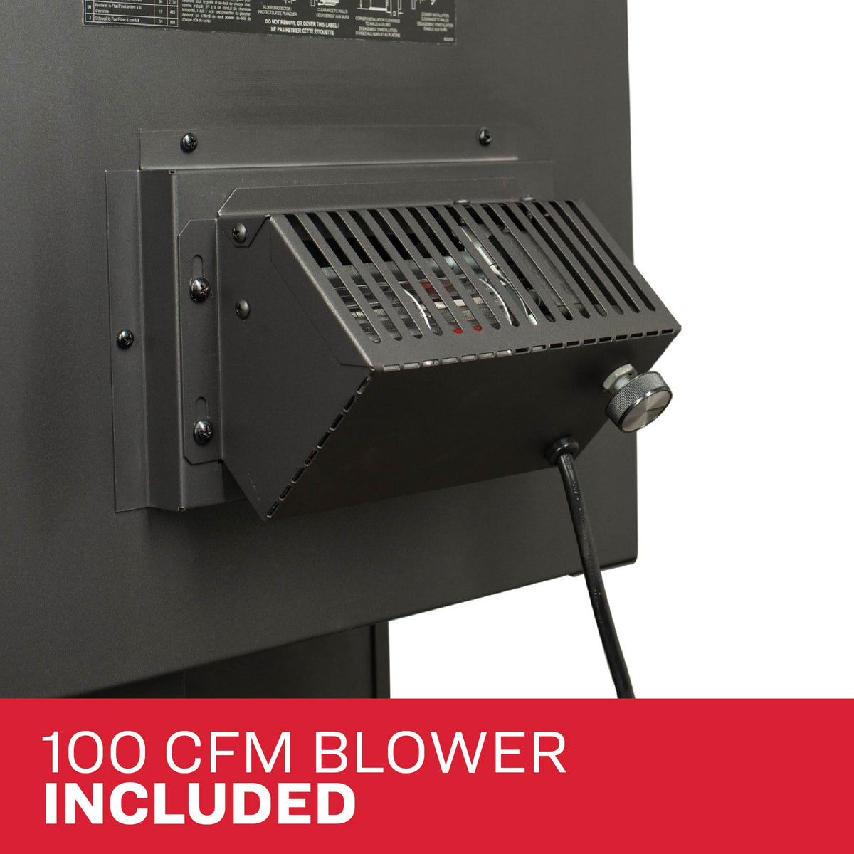 AW3200E-P EPA Certified 3,200 sq. ft. Large Pedestal Wood Stove with Blower New