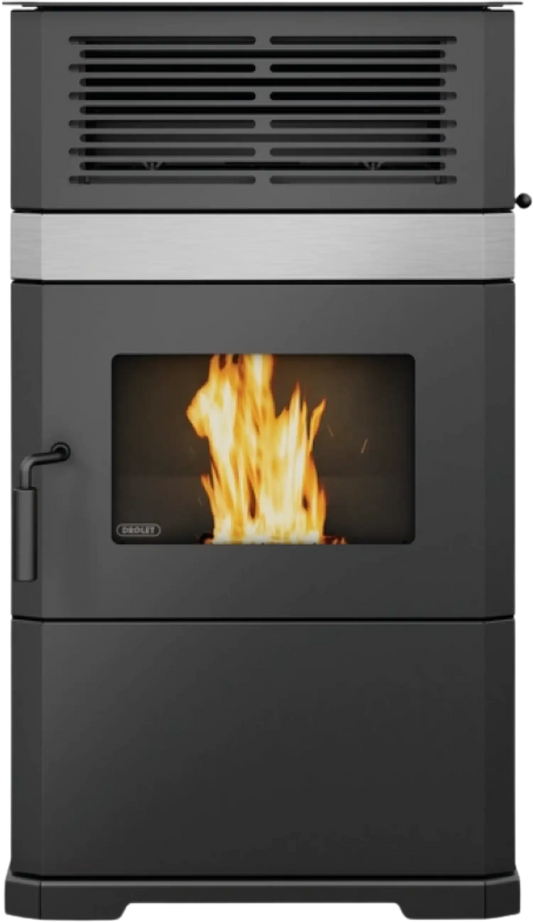 ECO-65R 2,600 Sq. Ft. Bottom Feed Pellet Stove 125 lb Hopper With Blower New