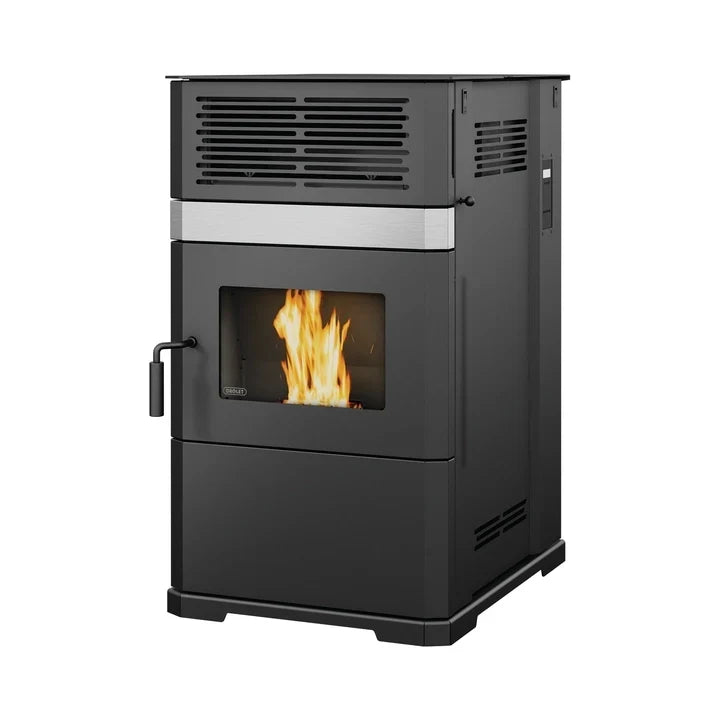 ECO-65R 2,600 Sq. Ft. Bottom Feed Pellet Stove 125 lb Hopper With Blower New