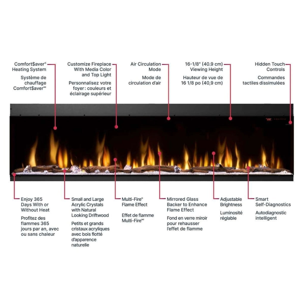 Dimplex IgniteXL Bold 50" Linear Electric Fireplace (XLF5017-XD)