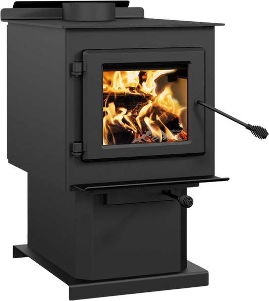 Englander Blue Ridge 100 Wood Stove 1,200 sq. ft. 17" Max Log Length NexBurn Technology New