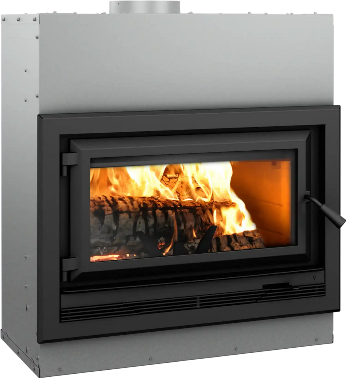 HE275CF Fireplace Insert Wood Burning 2.5 Cubic Foot 80,000 BTU 2,200 Sq. Ft New