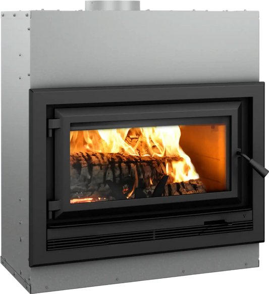HE275CF Fireplace Insert Wood Burning 2.5 Cubic Foot 80,000 BTU 2,200 Sq. Ft New