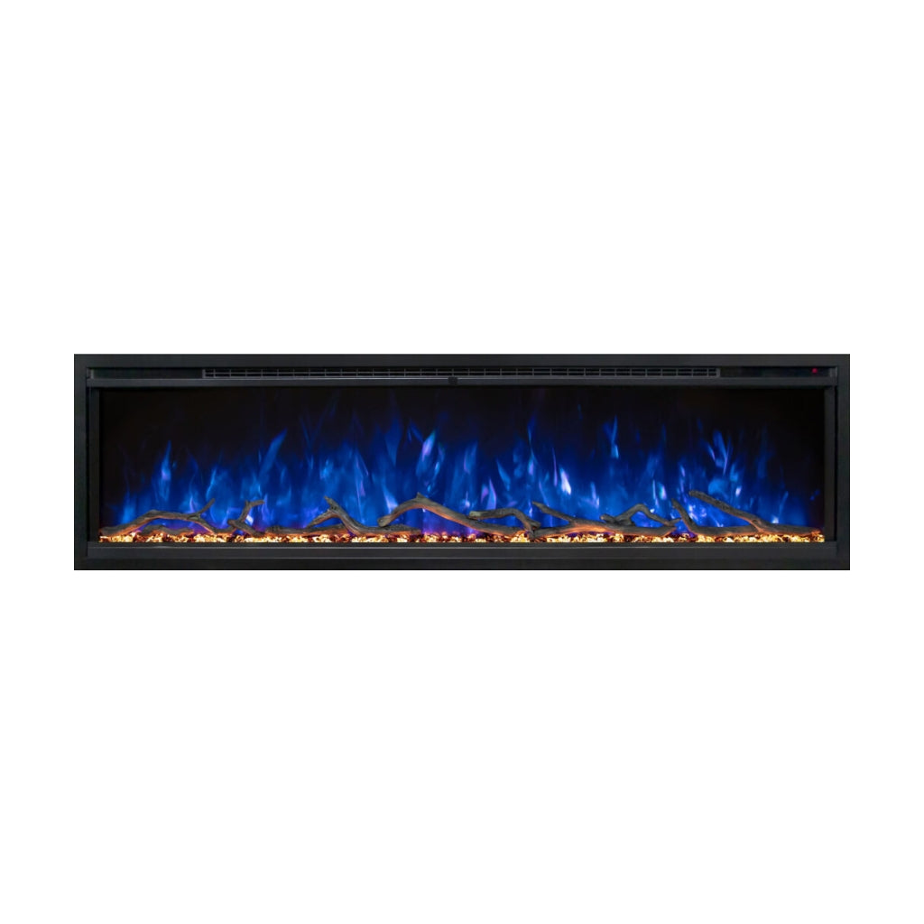 Modern Flames Spectrum Slimline 50" Wall Mount/Recessed Electric Fireplace (SPS-50B)