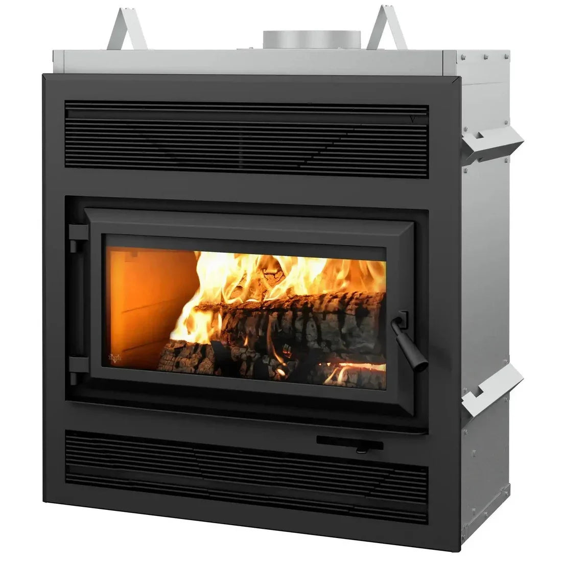 HE250R Wood Burning Fireplace with Blower 176 CFM 80,000 BTU 2,200 Sq. Ft New