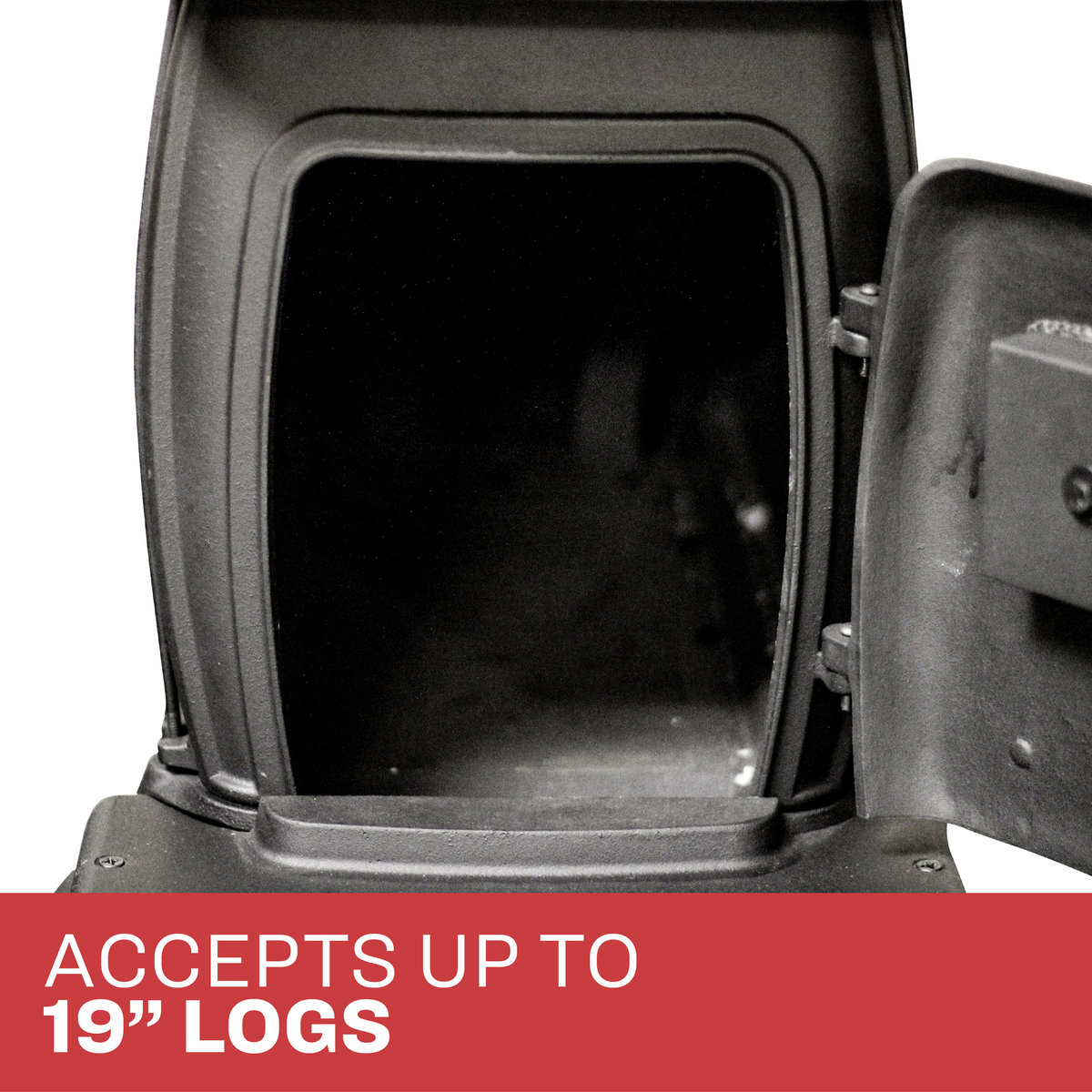 US1269E Cast Iron Log Wood Stove 900 sq. ft. 54,000 BTU New