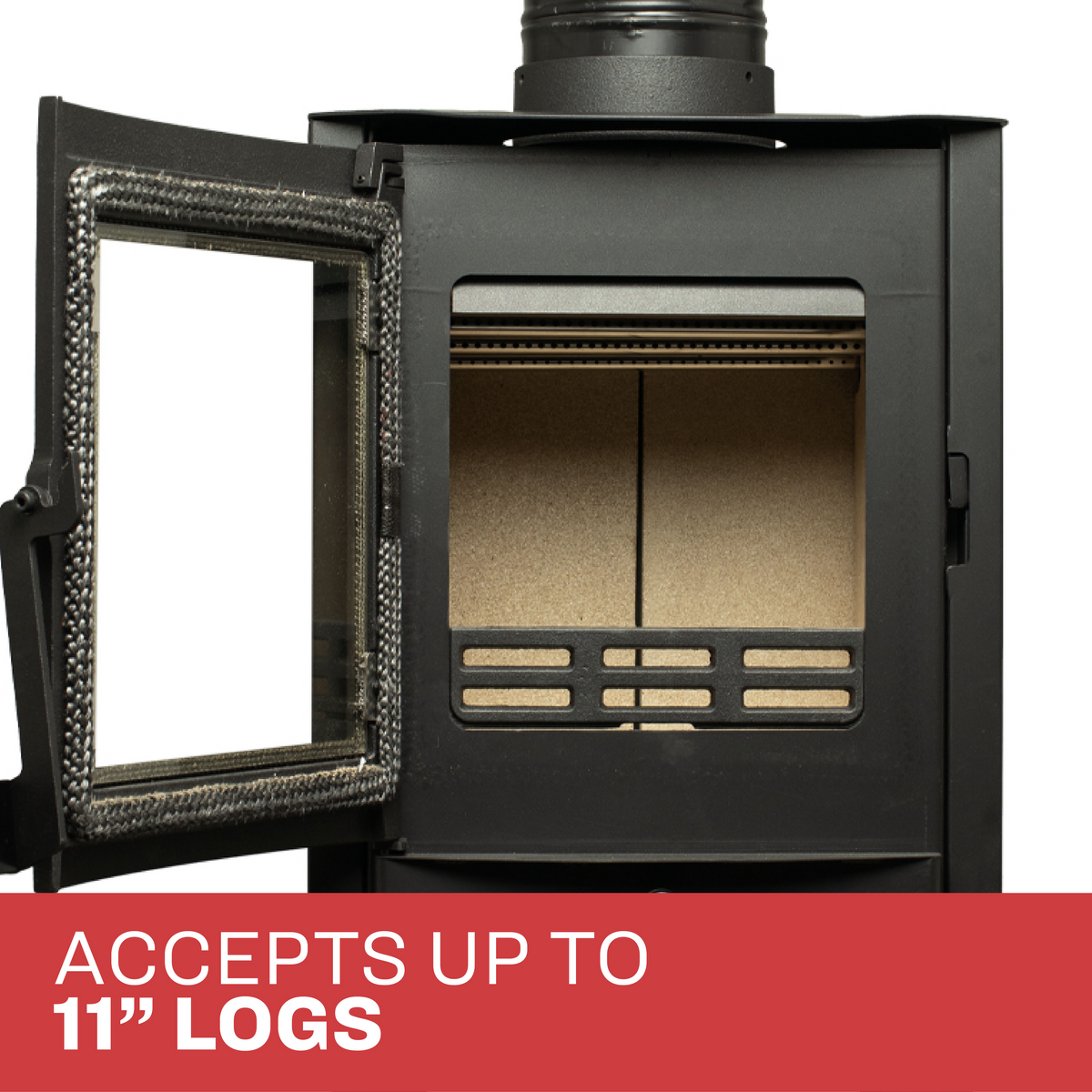 TH-100 Tiny Wood Stove 750 sq. ft. 26,000 BTU Accepts 11" Logs New