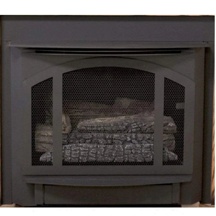 Model T-33 Gas Stove 32,000 BTU Vent Free with Blower and Legs New