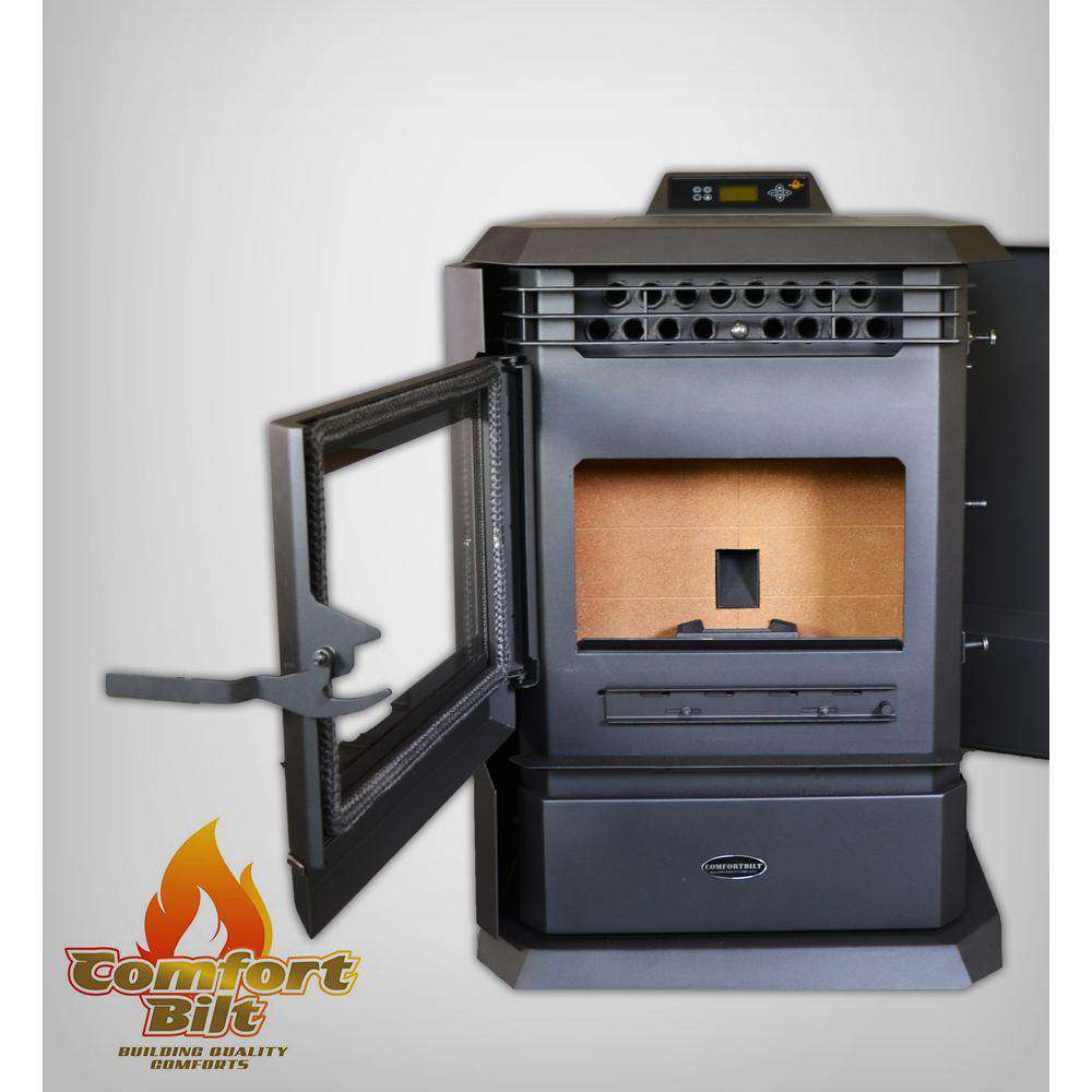 HP61 3,000 sq. ft. EPA Certified Pellet Stove with Auto Ignition 51lb Hopper Capacity New
