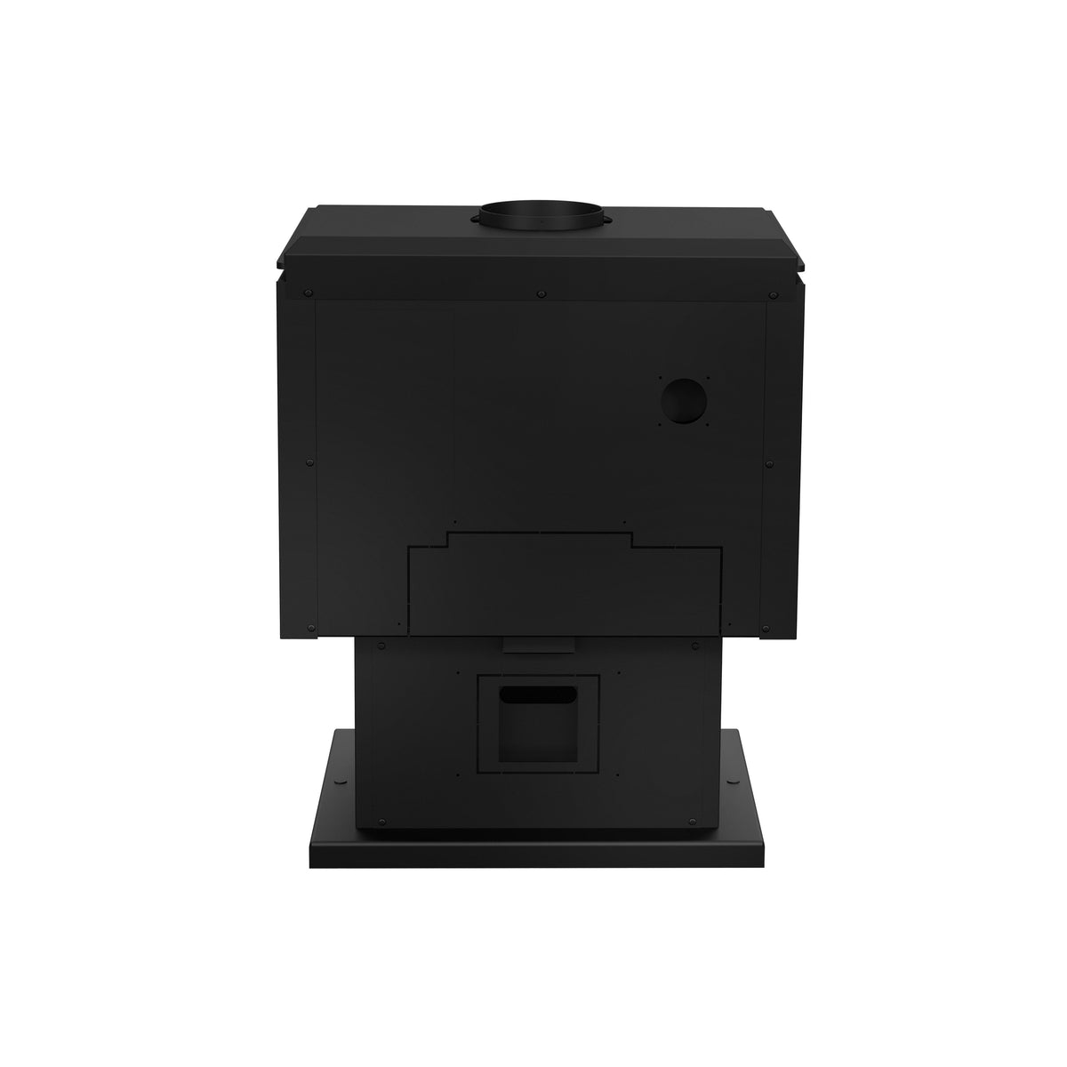 Escape 1800 EPA Certified 2,100 Sq. Ft. Wood Stove On Pedestal With Black Door New