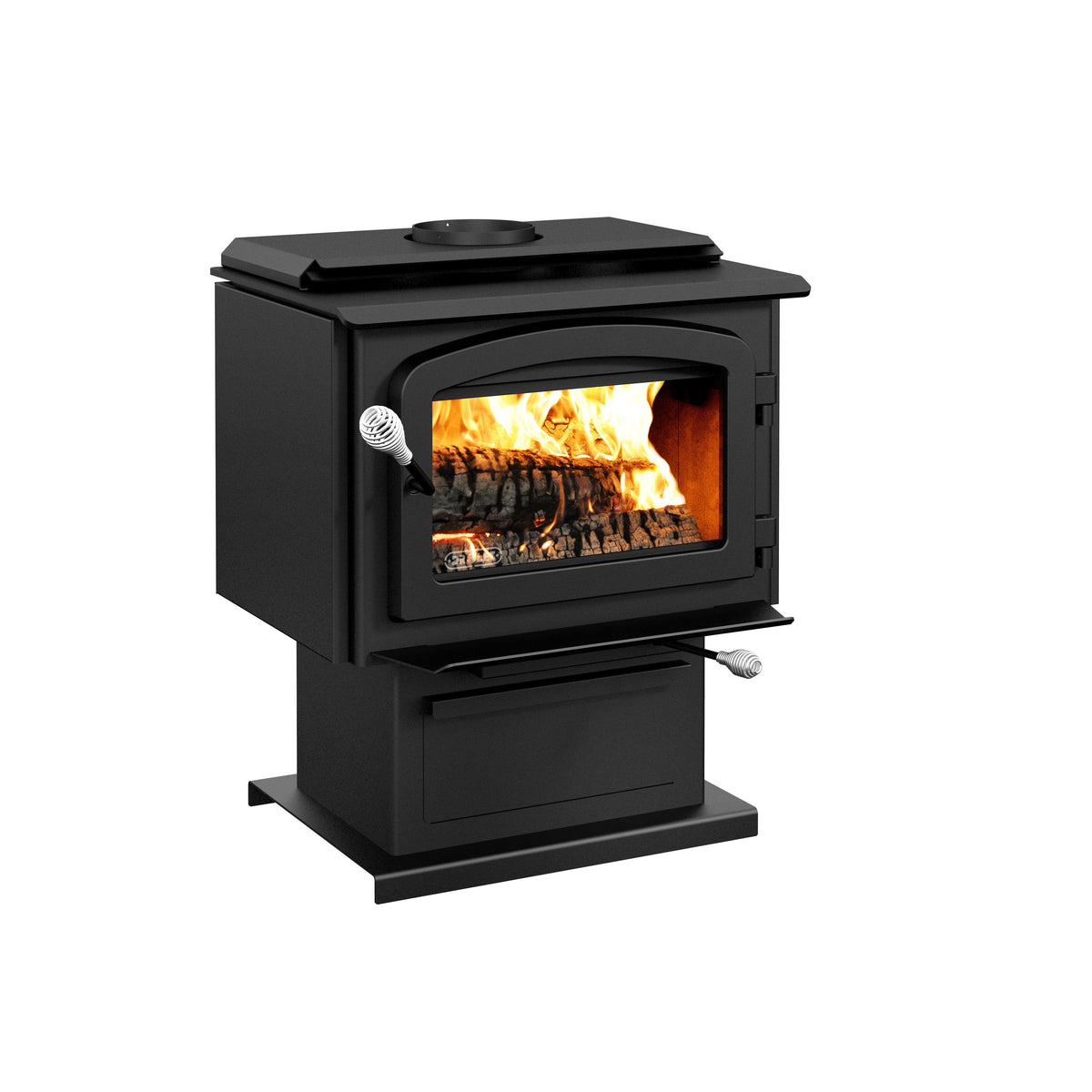 Escape 1500 1,800 Sq. Ft. Wood Stove On Pedestal New